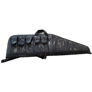 AMS Tactical Soft Padded Black Camo Shooting Hunting Range Rifle Carbine 42”